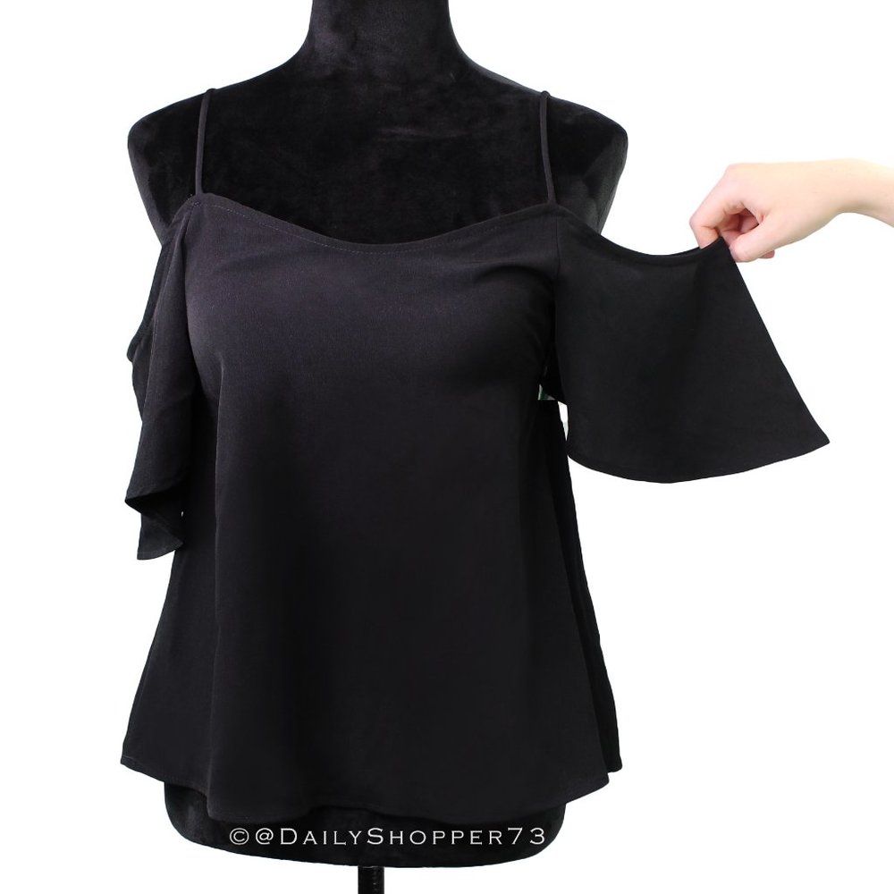 BP. Nordstrom Women's Strappy Back Cold Shoulder Blouse